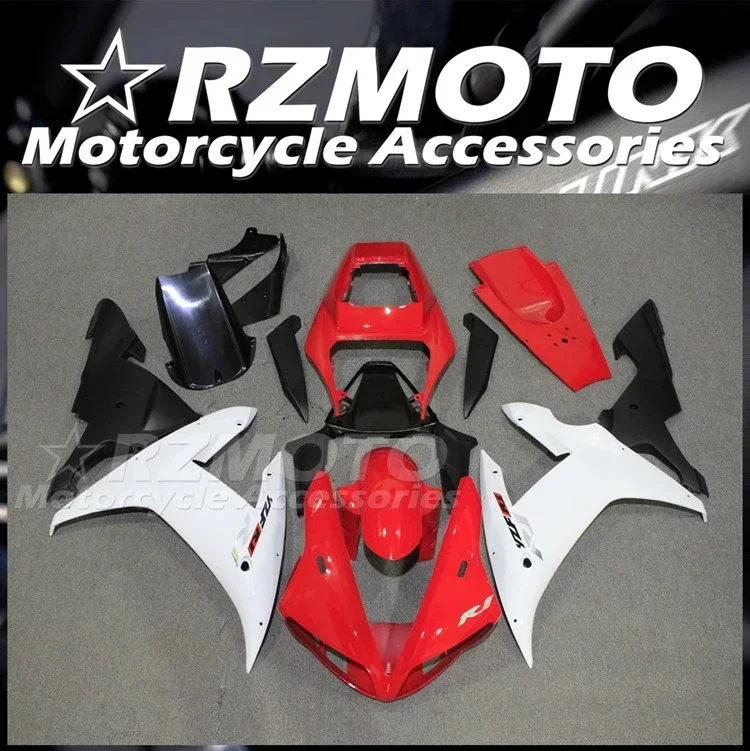 

4Gifts New ABS Whole Motorcycle Fairings Kit Fit For YAMAHA YZF-R1 2002 2003 02 03 Bodywork Set Custom Red Black