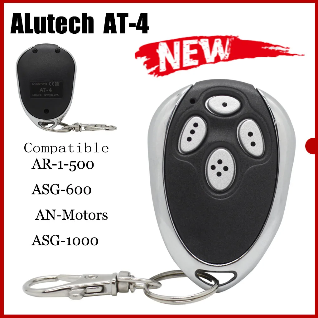 Alutech AT-4 AR-1-500 ASG 600 AN-Motors AT-4 ASG1000 Remote Control 433MHz scroll code Garage door opener