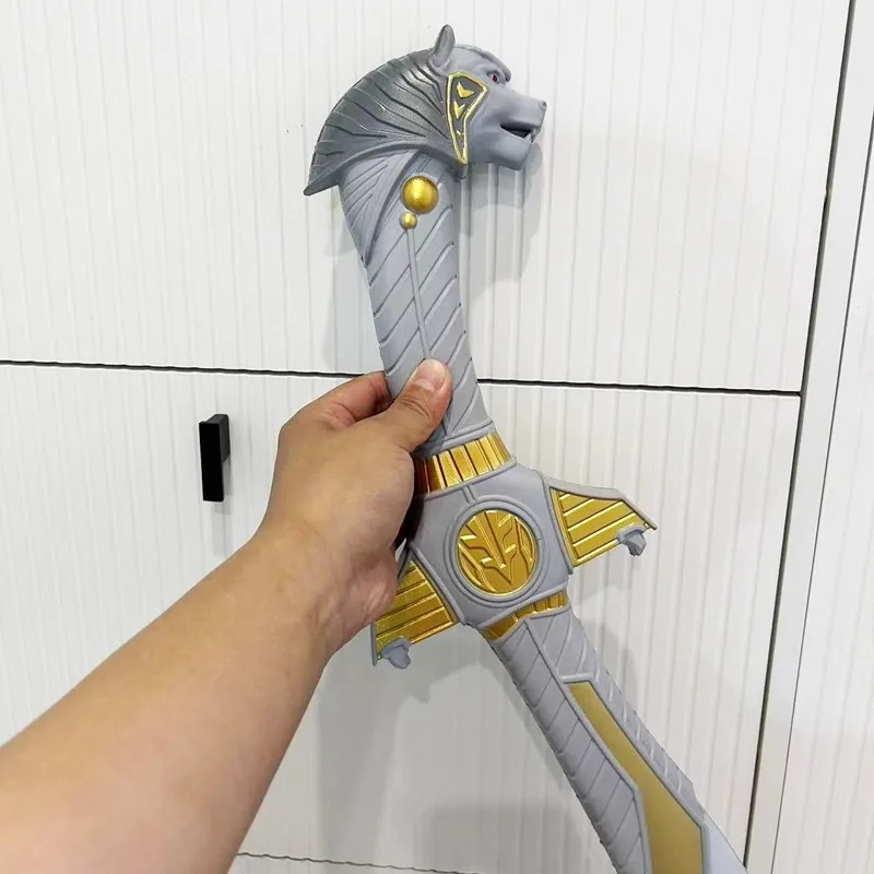 69 سنتيمتر تأثيري اكسسوارات بولي Warrior المحارب السيف لعب الأدوار الأبيض النمر السيف بولي Costume زي الدعائم أنيمي محيط لوازم الحفلات اللعب