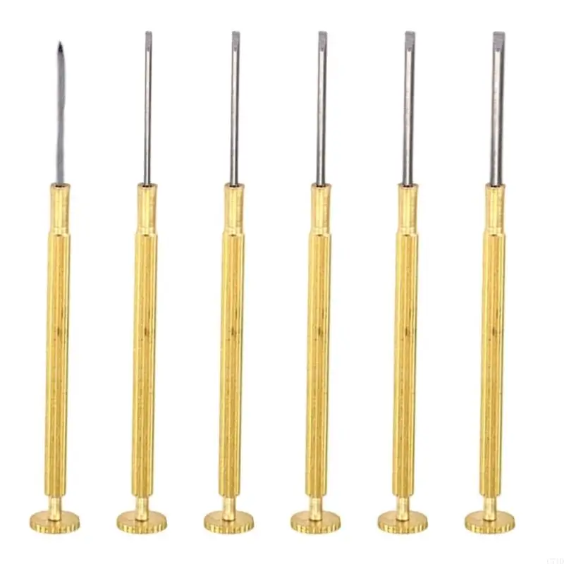 Anti Slip Copper Screwdriver Set For Precise Instrument Repair Corrosion Resistant Tips Multipurpose Use
