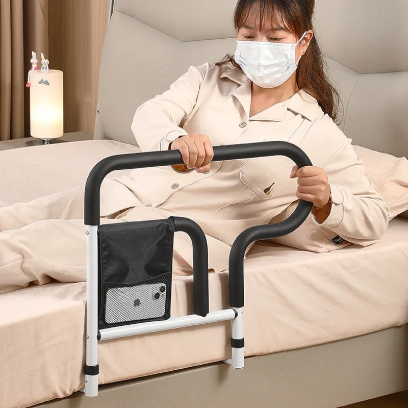 Customizable Pregnant women Bedside Handrai Aid Stainless Steel Help Safety Guard Bed Wake Up Safety Assist Frame