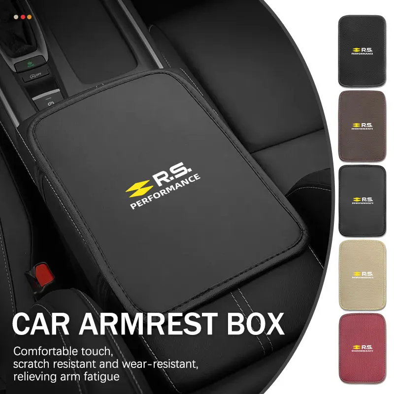 Console central do carro caixa de armazenamento braço tampa capa acessórios para renaul arkana captur twingo talisman rs line logan duster