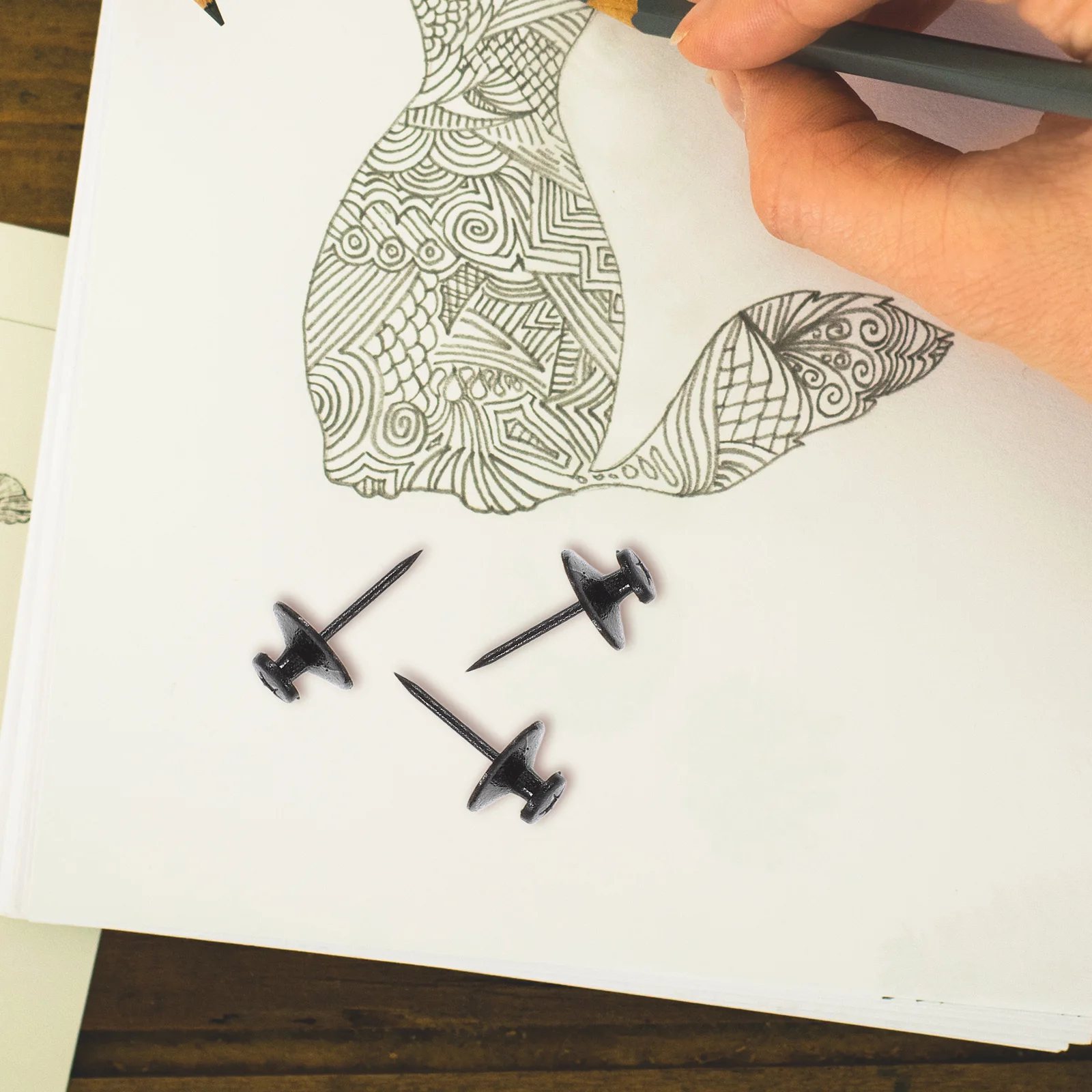 30個入り エステティックな壁飾り用鋲 星型メタル画鋲 壁掛け装飾フレーム用ネイルプロップス 自宅寝室用