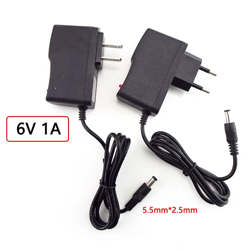 التيار المتناوب إلى تيار مستمر محول الطاقة 5 فولت 6 فولت 9 فولت 12 فولت توريد مهايئ شاحن 0.5A 1A 2A 3A 100-240 فولت محول الولايات المتحدة الاتحاد الأوروبي التوصيل ل CCTV LED قطاع مصباح