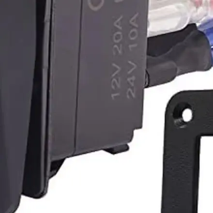 7pin rocker switch panel for automotive vehicle marine use with waterproof design and DPDT pole throw switch 7pin