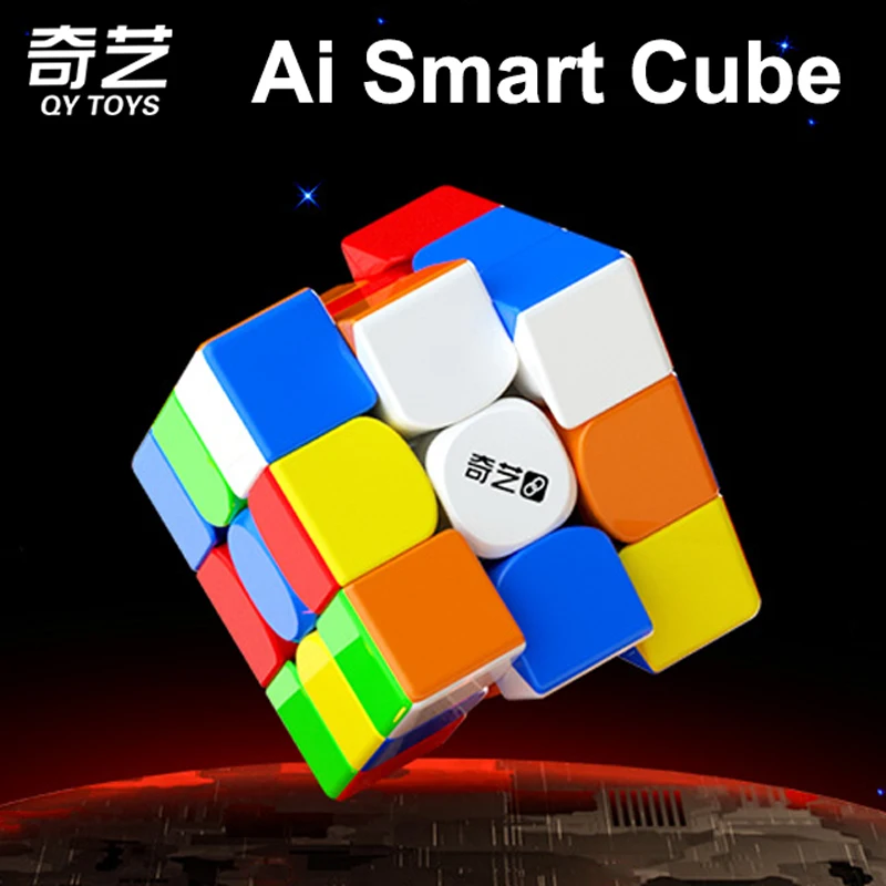 2024 Nieuwe Versie Qiyi Ai Slimme Magnetische Magische Kubus 3X3 Professionele Snelheid Puzzel 3X3 3 × 3 Kinderen Speelgoed Qy Speedcube Cubo Magico