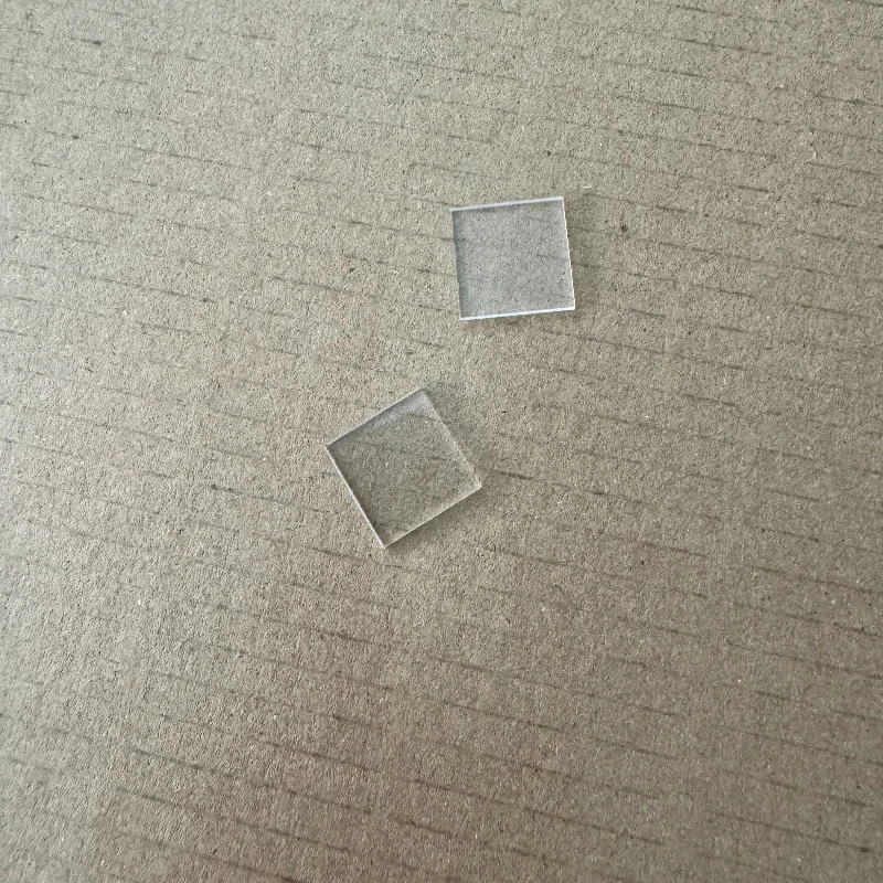 10PCS Quartz Glass Lenses JGS2 Diameter 5/6/7/8/9/10mm Square Acid Alkali Temperature Resistance Thickness 0.5/1/1.5/2/3mm