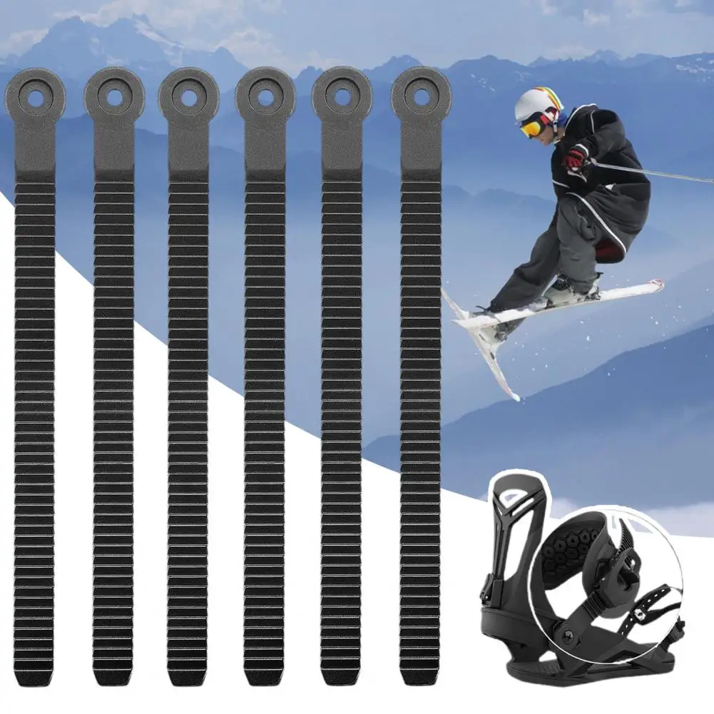 Skiing Gear Durable Snowboard Ankle Ladder Strap Replacement for Universal Bindings Easy Installation Snowboard Binding Parts