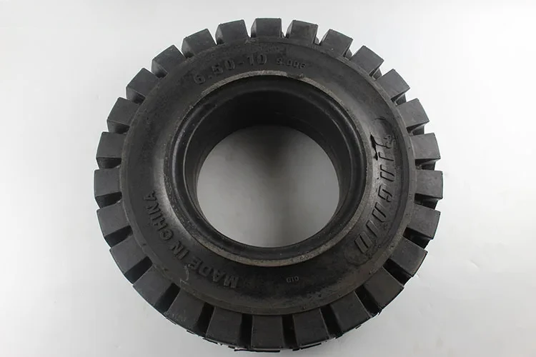 Forklift rear wheel solid tire 6.50-10 Solid tire 650-10 suitable for Hangcha Heli 3T 3.5T