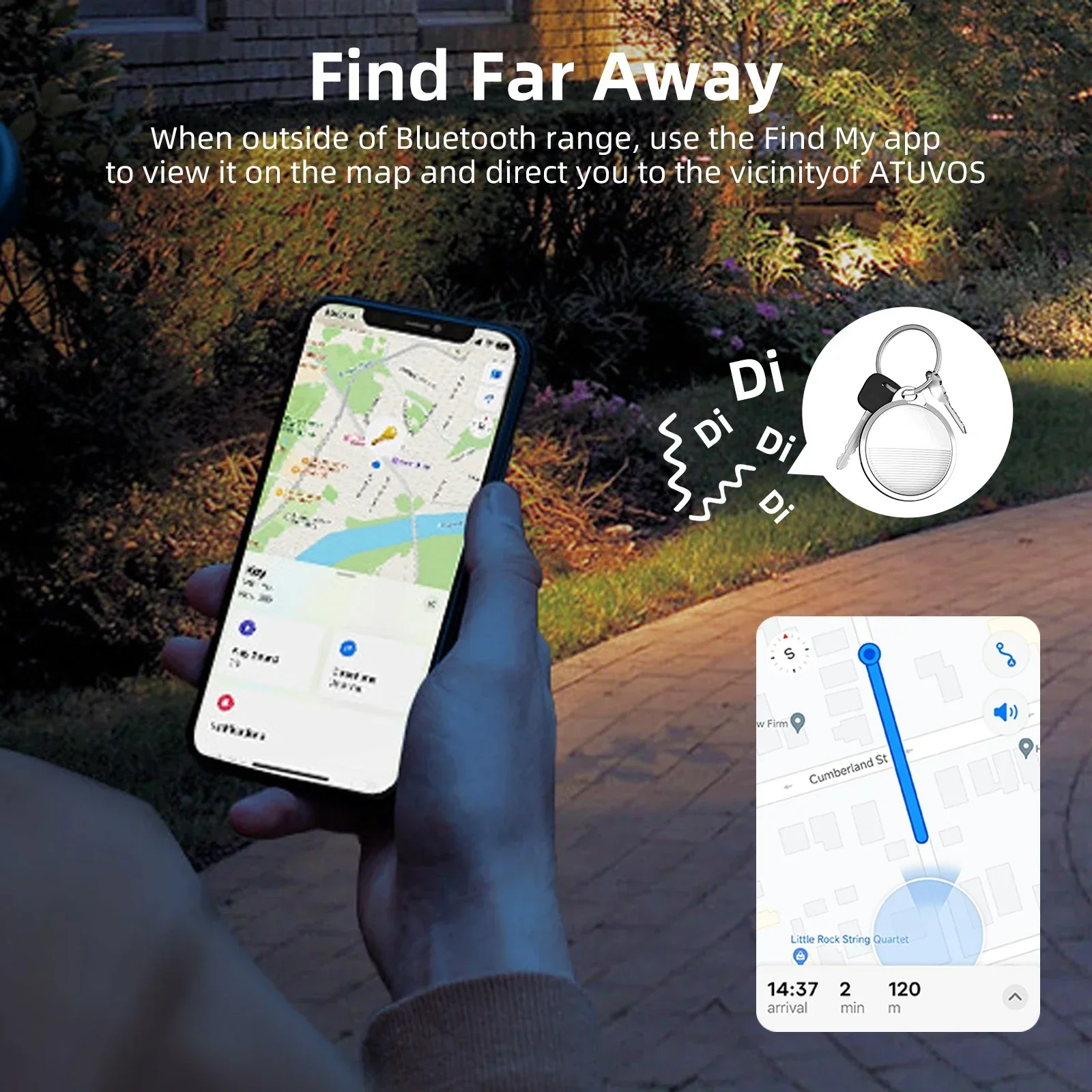 Mini GPS Tracker voor Apple iOS-systeem Vind mijn APP airtag Kindzoeker Dierenfiets Tasverlies Tracker Smart Bluetooth airtag