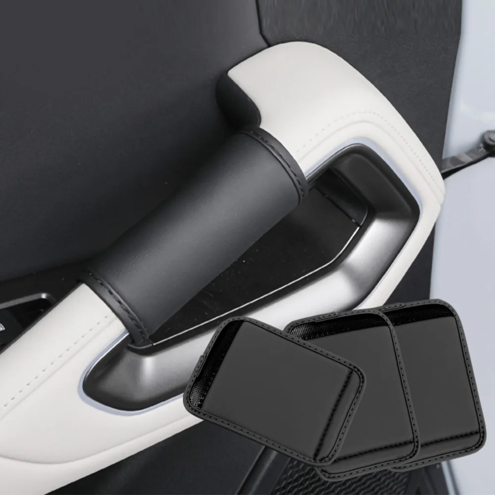 

Car Interior Leather Handle Covers Set for BYD Yuan Up Atto 2 S1 Pro 2024 2025 2026 Black Decoration Accessories