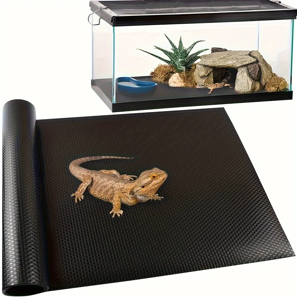 Mat for Reptile Terrariums, Suitable for Amphibians, Designed for Bearded Dragons, Leopard Geckos,Snakes,And Turtles.Cut to Size