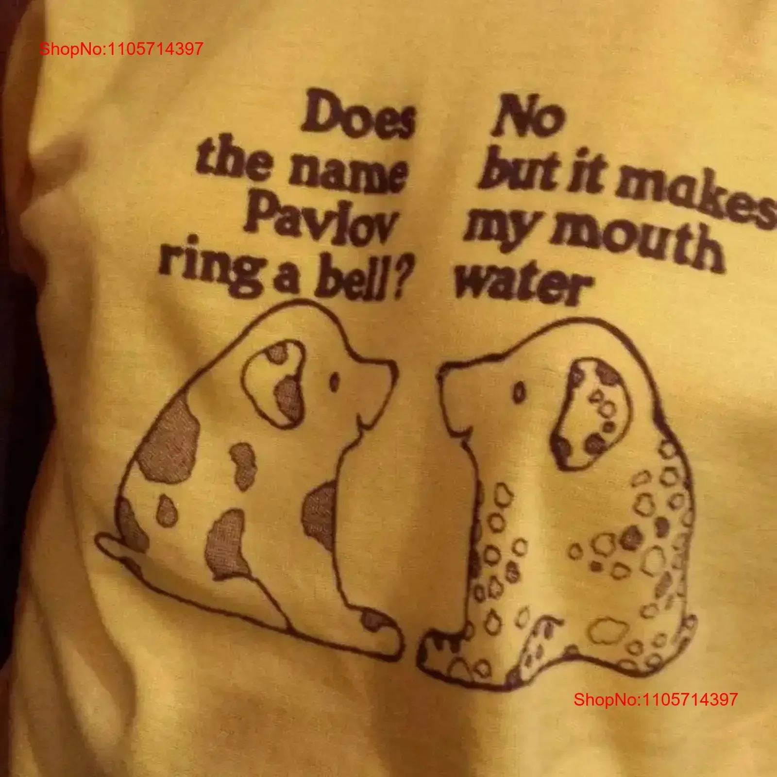 PAVLOV'S DOG T Shirt Or Crew Neck SweaT Does the name Pavlov ring a bell No but it makes my mouth water ORIGINAL vintage