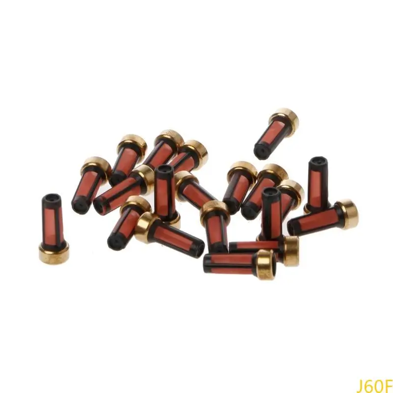 

J60F 20Pcs Wholesale Injector Micro Filter 13.8*6x3mm Car Injector Rep Kits for Audi for GMC