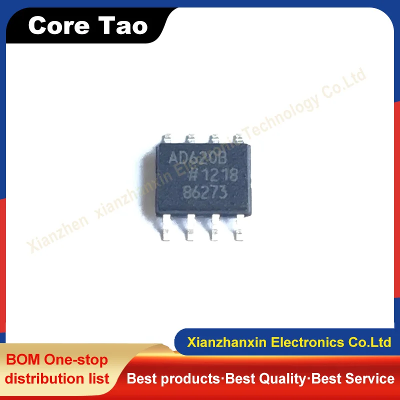 1pcs/lot AD620BRZ AD620B SOP-8 Instrumentation amplifier IC in stock