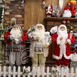 Christmas decorations large doll simulation old man ornaments toy doll gift Christmas tree ornaments