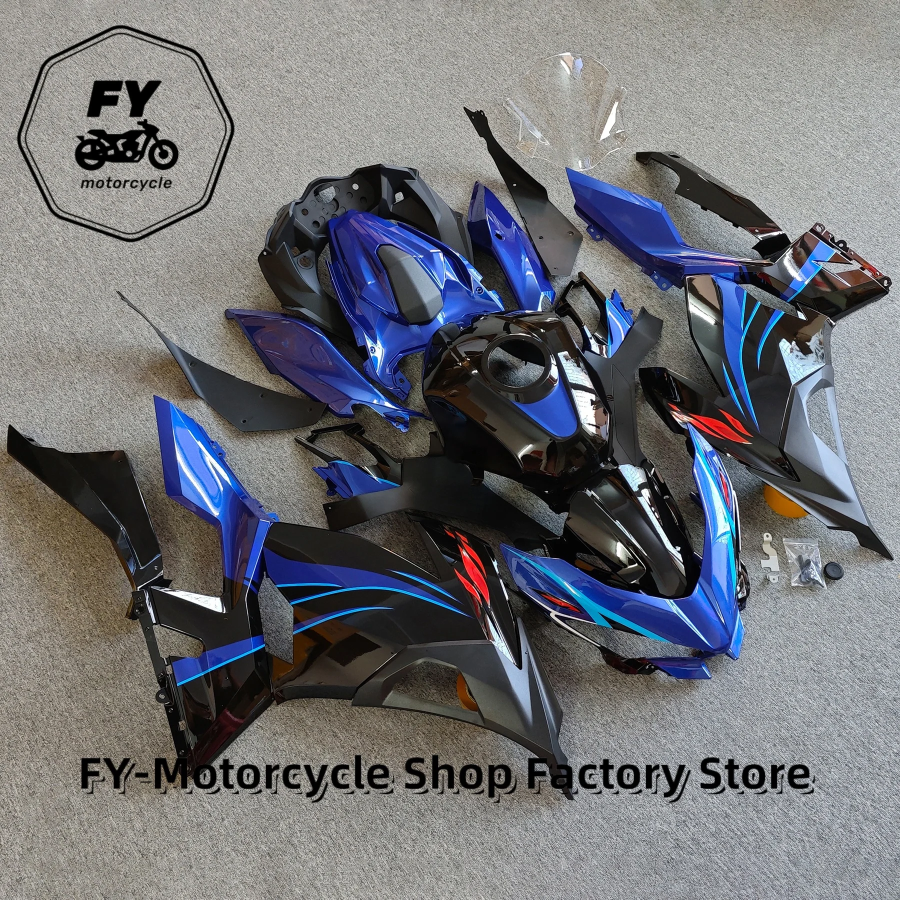 Motorcycle Full Body Kits Fairing For KAWASAKI Ninja400 / Ninja 400 / EX 400 2018 2019 2020 2021 2022 2023 2024 25 ABS Injection 3