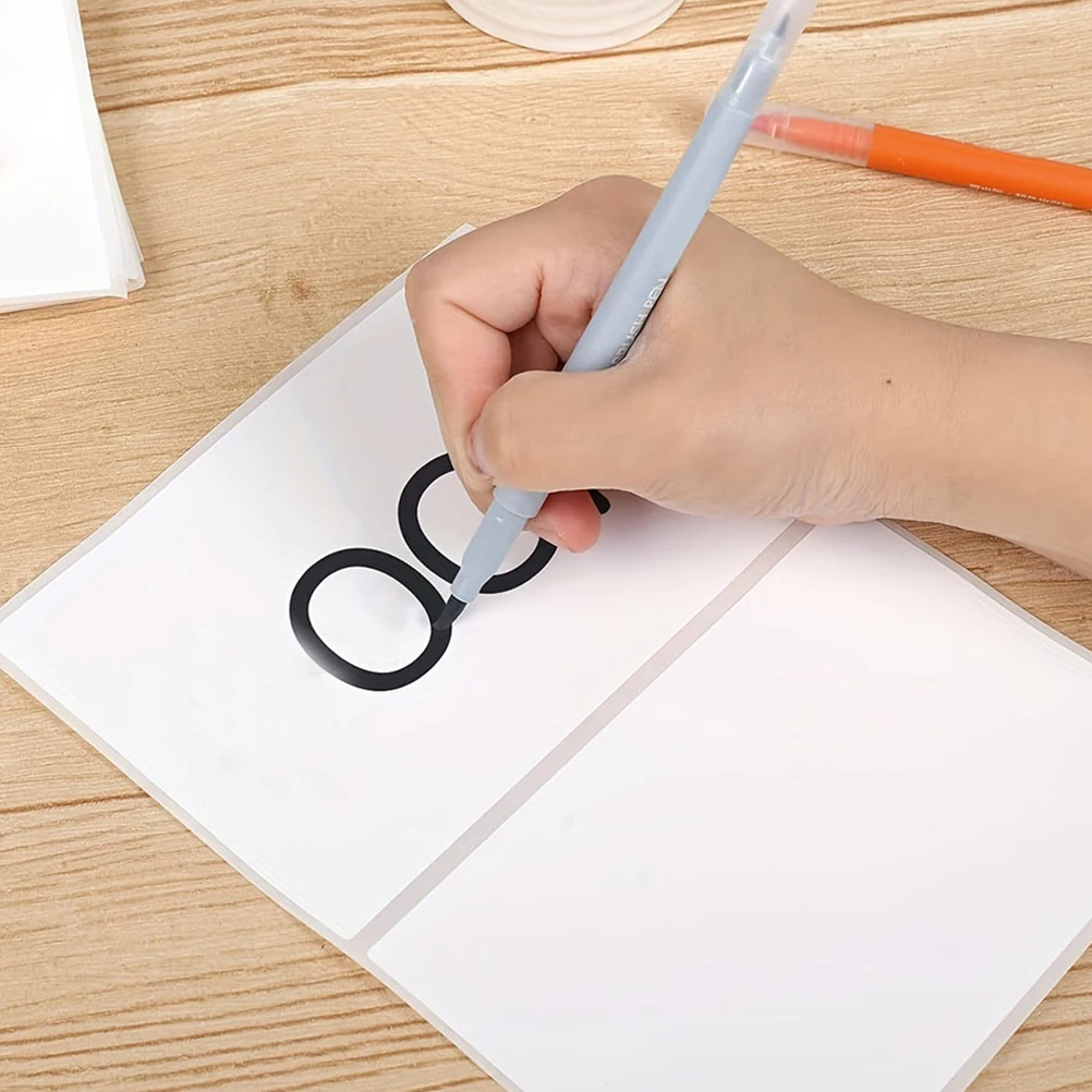 

25 Sheets Waterproof Shipping Labels 4x6 Inch Synthetic Paper Adhesive Blank Stickers Kitchen Containers Food Packing Storage