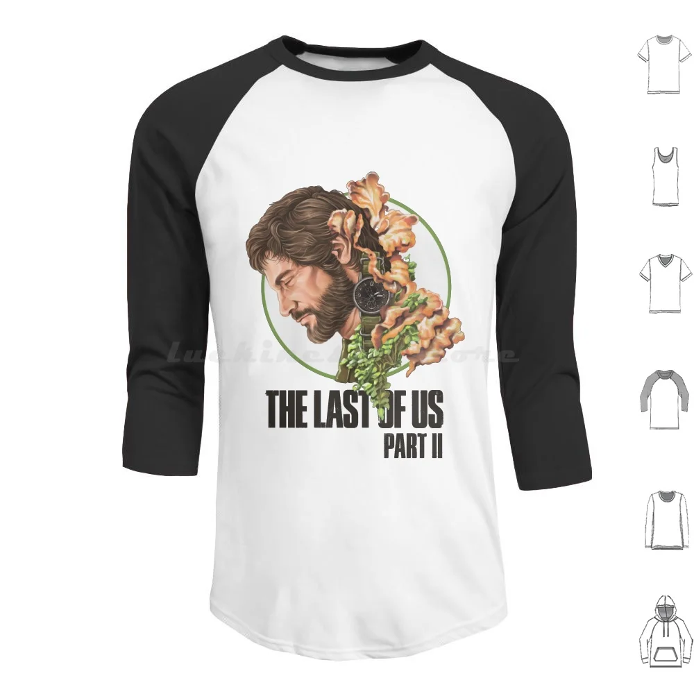 The Last Of Us-Joel Hoodie cotton Long Sleeve Tlou The Last Of Us Ellie Last Of Joel Clickers Knife Part 1 Part 2 Thelastofus