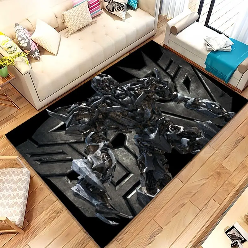 Autobots Transformers Optimus Prime Soft Non-Slip Large Area Rug for Living Room,Bedroom Playroom Carpet Mat for Sofa,Home Decor