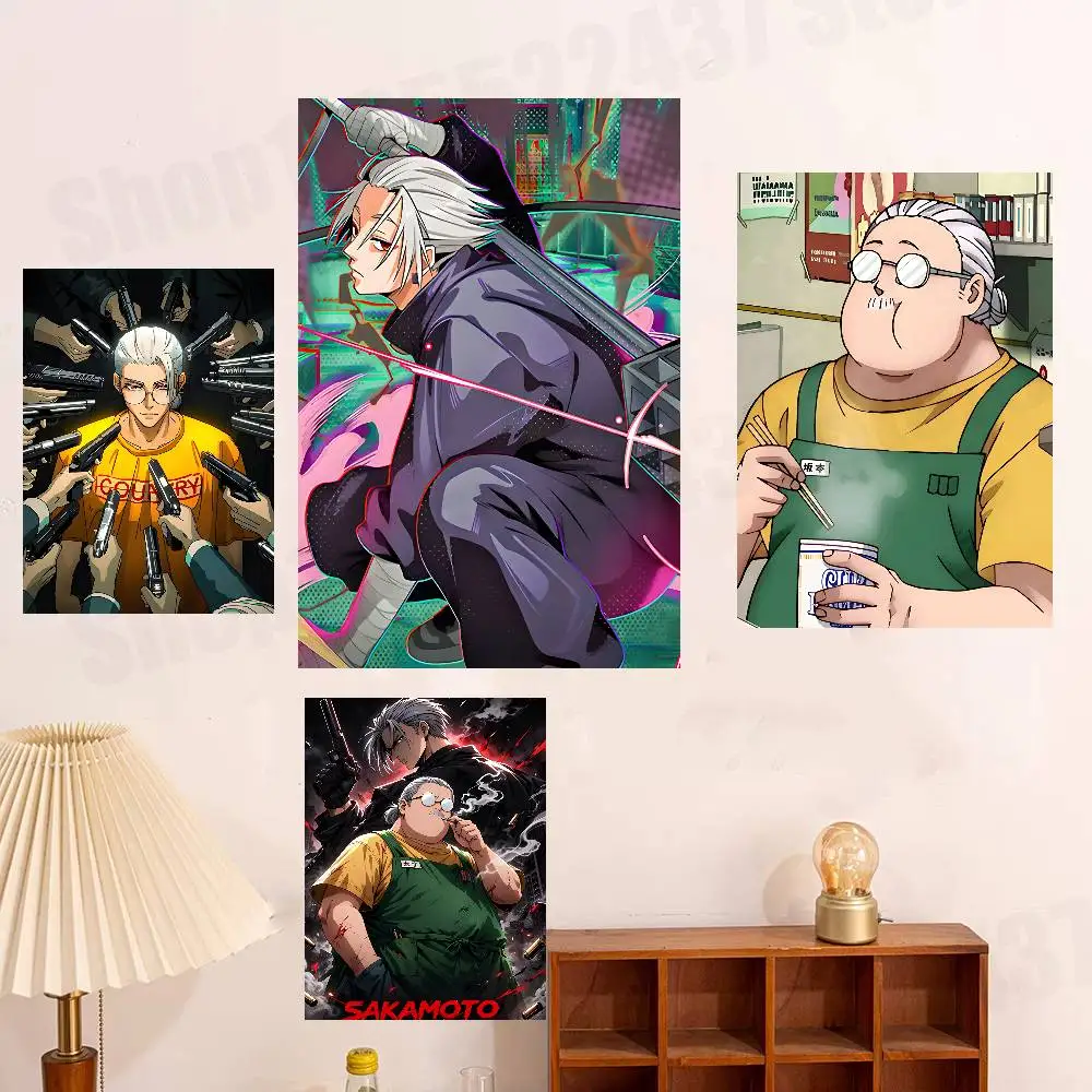 

S-Sakamoto D-Days Anime Poster For Wall Prints for Living Room Bedroom Office Home Decoration Gift