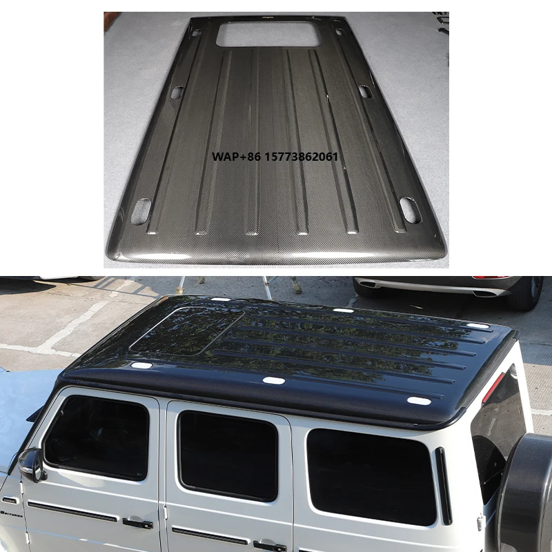 

Car Upgrade Carbon Fiber Vehicle Roof New Condition Fit for 2019-2024 AMG G63 W464 Dry Carbon Fiber