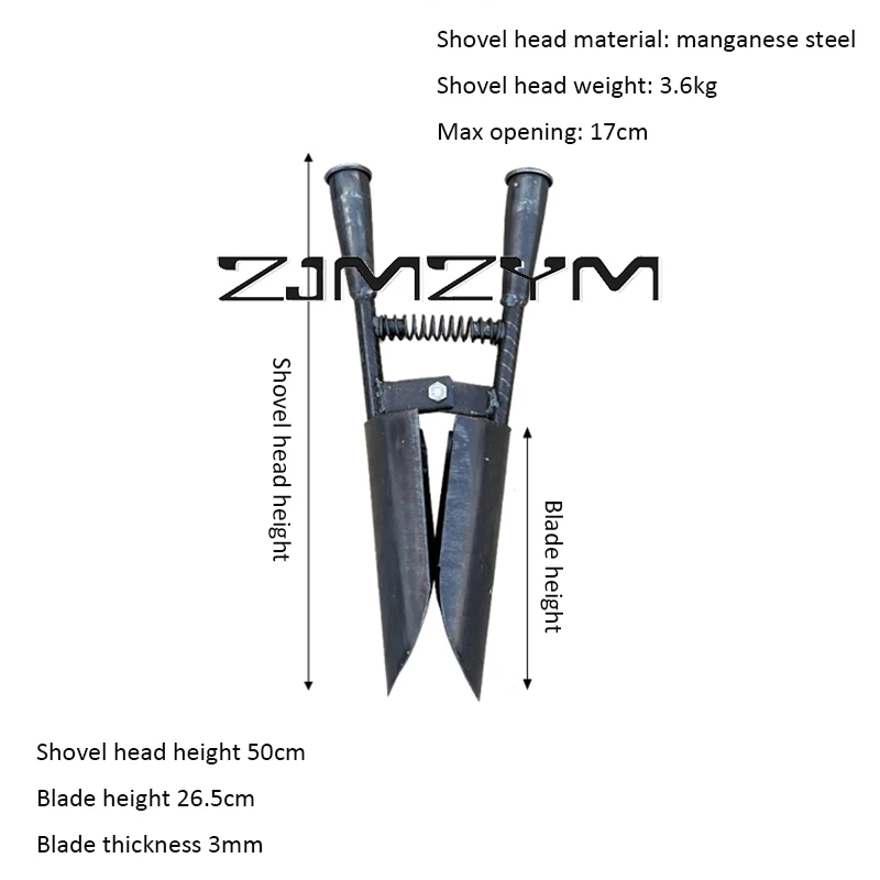 

1Pc Multifunctional Spade ,Shovel For Digging Out Soil , Spade Digging Electric Poles Planting Trees Divine Tools