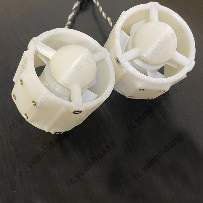 1 par 3-6S ROV propulsor submarino 2312S Motor sin escobillas 3D impreso carcasa exterior componentes de transmisión DIY para barco cebo RC ​ /Trawler