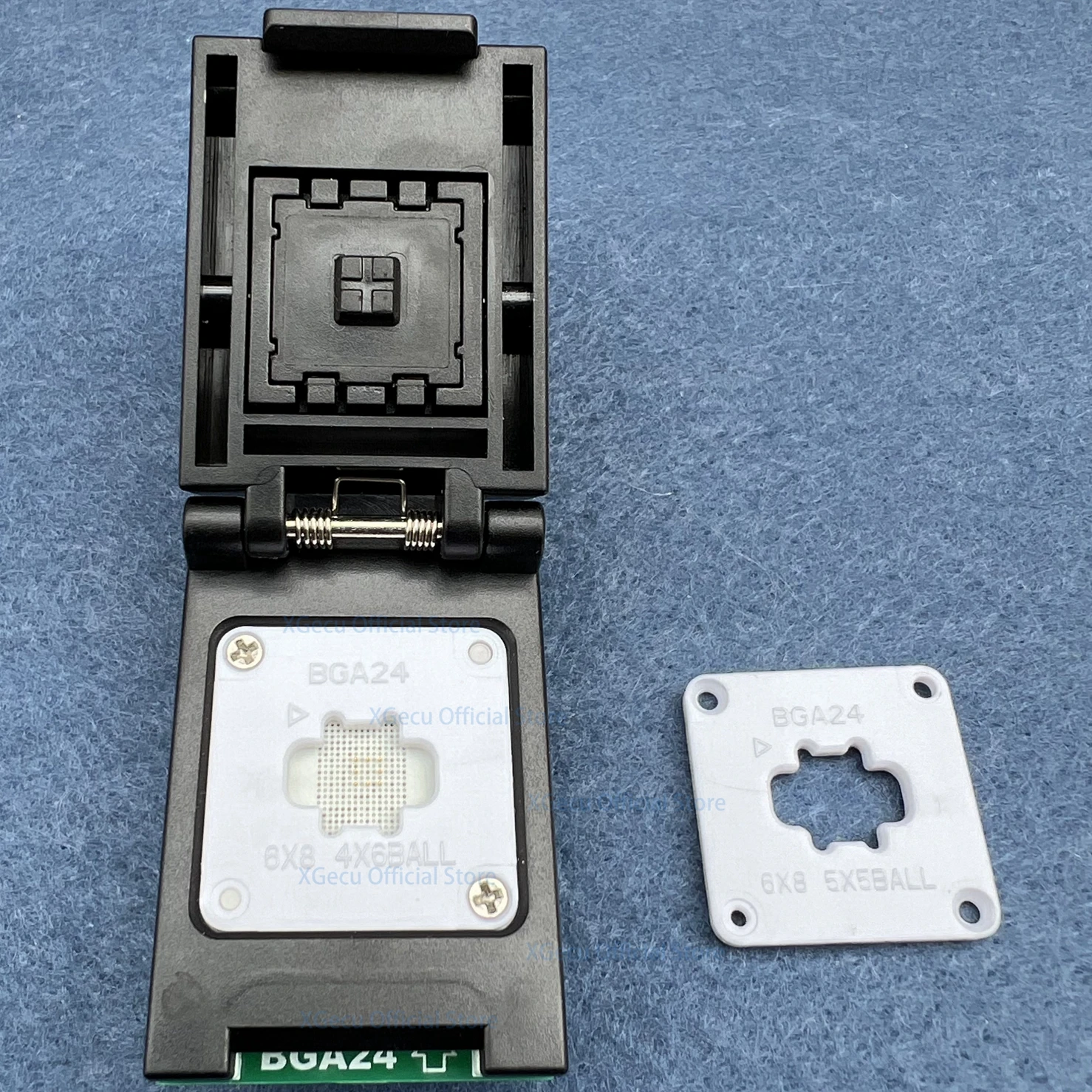 XGecu BGA24 - DIP8 6x8mm 5x5 i 4x6 uniwersalny adapter kulowe gniazdo IC z nowym uchwytem z podwójną głowicą, długa żywotność