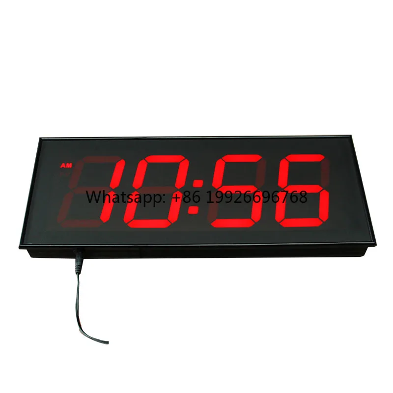 Wholesale Cheap LED 4 Digits Big Number Display Digital Red Wall  for Home Office