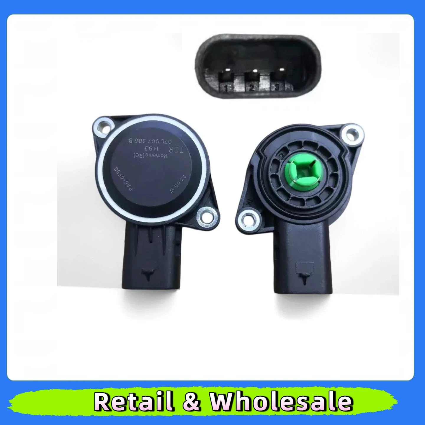Engine Throttle Position Sensor 07L907386B For VW Tiguan Passat B7 CC Golf 6 Skoda Octavia Superb 07L 907 386 B