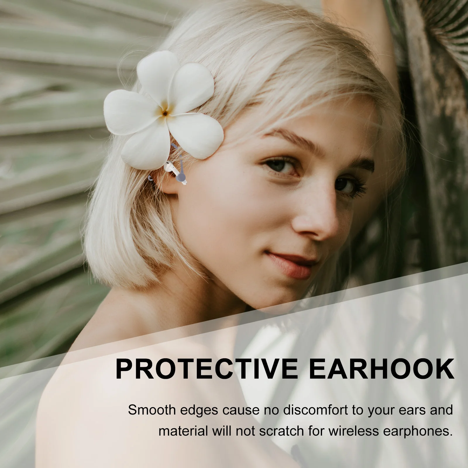 

Earphone Ear Hook Holder Tpu Silicone Ultra-Light Secure Fit For Wireless Earbuds Anti-Lost Sport Outdoor Cycling Grey