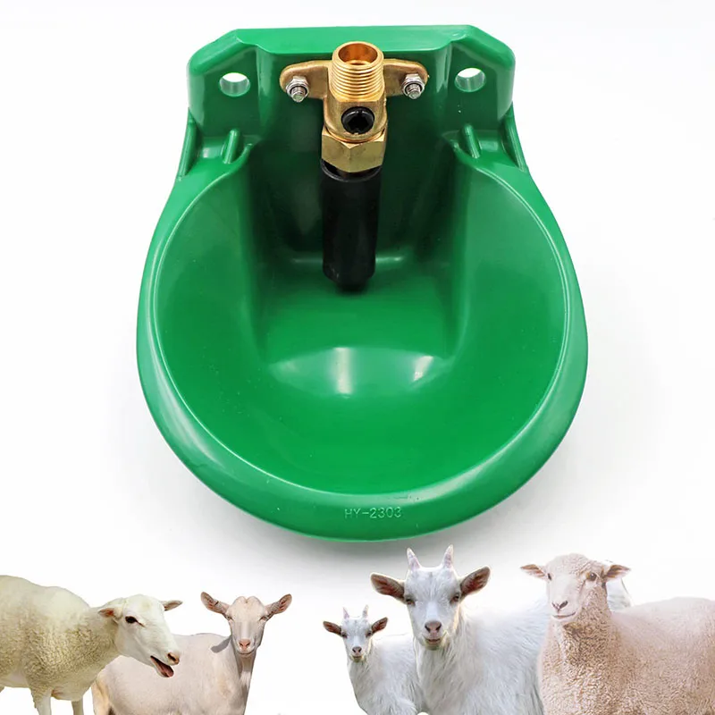 Sheep Drinking Bowl Copper Valve Head Plastic Drinker Sheep Automatic Drinking Bowl Anti-fall Touch Breeding Amniotic Water