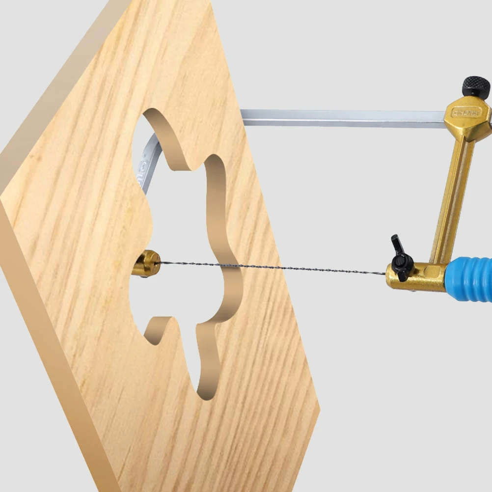 U字型ハンドソーアクセサリー 45 #   スチールスパイラル DIY 切断鋭い歯スクロールソー用ポータブル交換刃