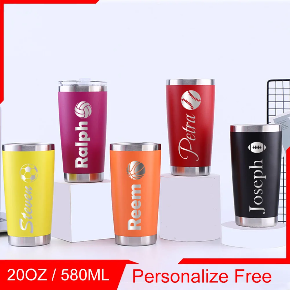 Personalized Water Bottle for School,Custom Engraved Insulated Stainless Steel Sports Water Bottle with Name for Girl Boys Women