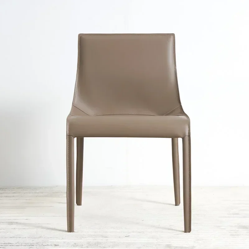 practical Rare Find Durable Cross-border Leather Lounge Chair Comfortable Nordic Mobile Stools Design Office Furnitures Simple B