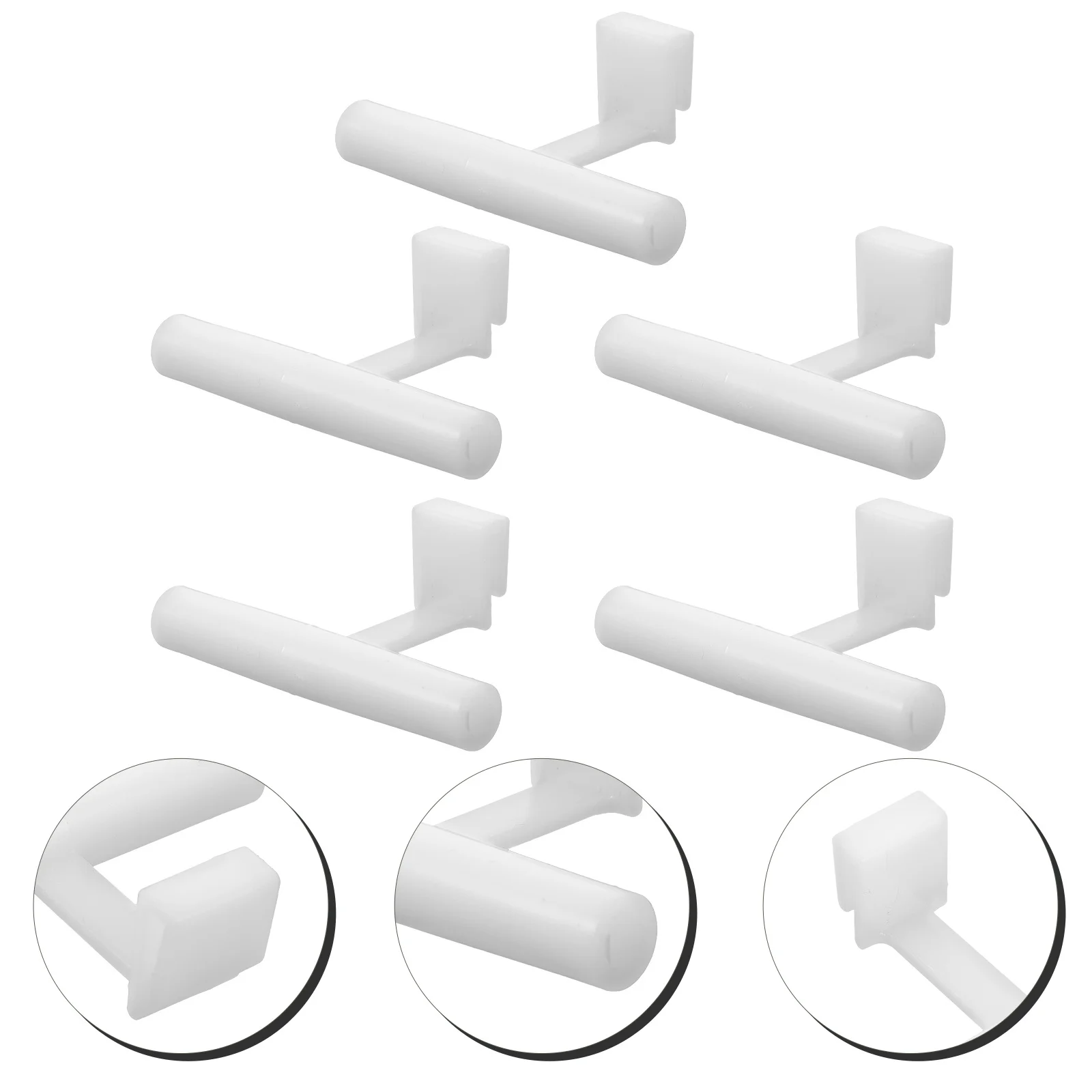 

5Pcs Feeder Perch Station Pole for Birds Acrylic Sturdy Versatile Mounting Stand Compatible with Multiple Bowl Types Indoor