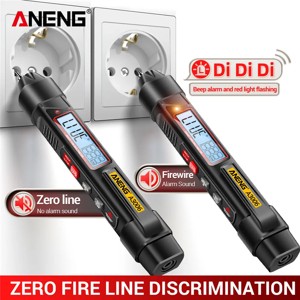 ANENG A3006 4000 Counts Multifunctional Pen Type Multimeter AC/DC Voltage Tester Ohm Hz Zero Fire Line Detector Electric Tools