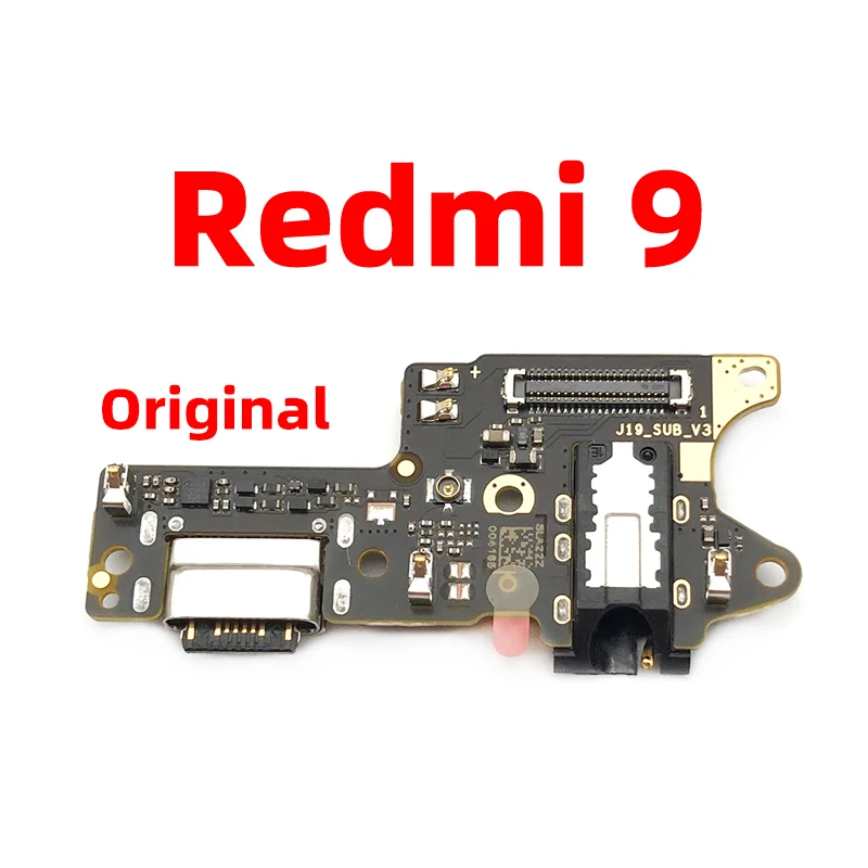 Original For xiaomi Redmi 9 9A 9C 9i 9AT Dock Connector USB Charger Charging Port Flex Cable Board Replacement