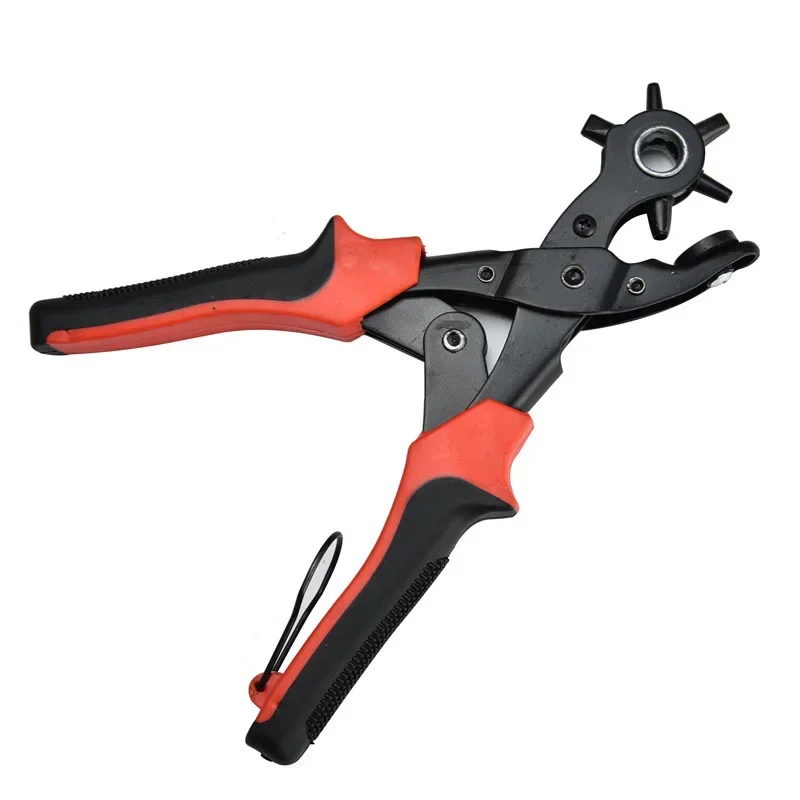

High Quality Leather Belt Hole Punch Plier Eyelet Puncher Revolve Sewing Machine Bag Setter Tool Watchband Household