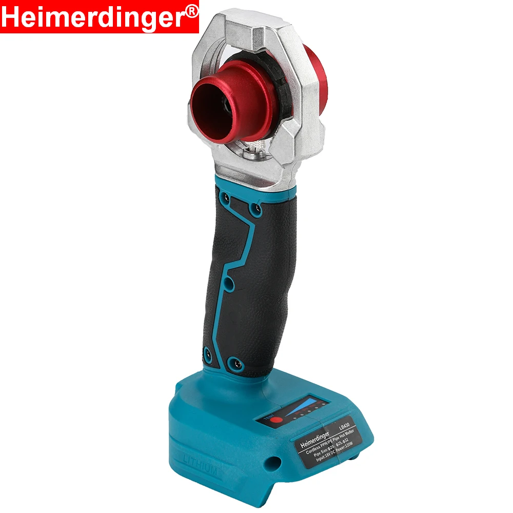 18V battery powered cordless PE/PPR Water Pipe  Melter, Plastic Welding Machine,compatible for BL1830 1840 1850 1860 battery