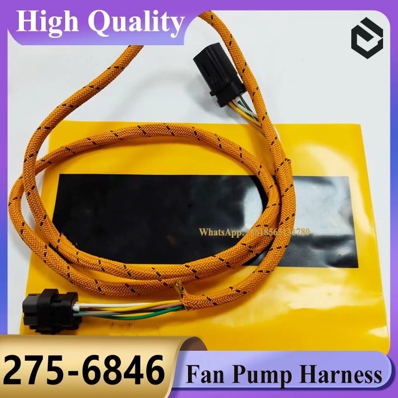 

275-6846 2756846 Fan Pump Wiring Harness for Caterpillar 324D 325D 320D LRR 320D L 320D FM 323D L 320D 320D FM RR 320D RR