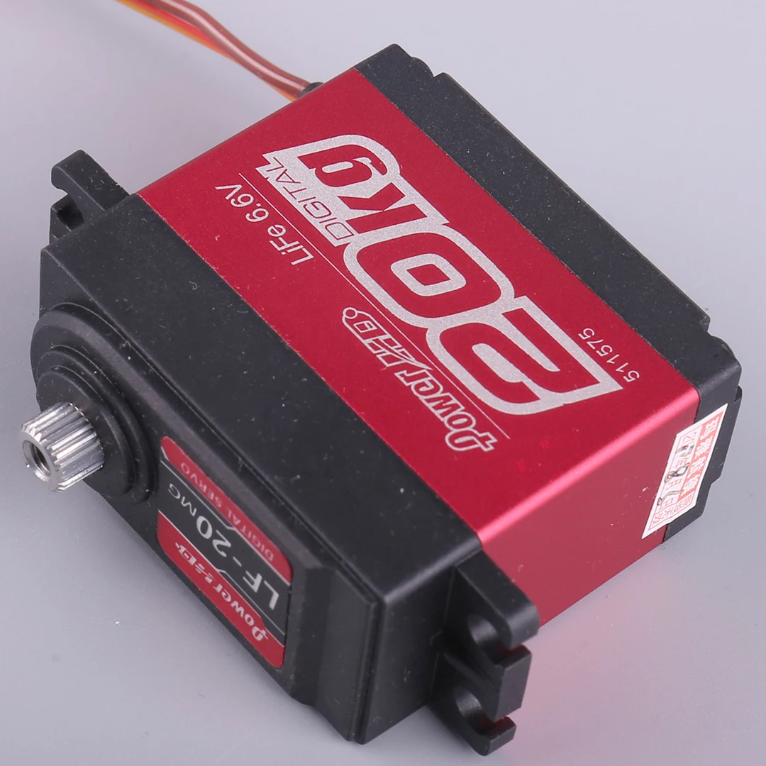 

Power HD LF-20MG LW-20MG 20kg Waterproof Digital Metal Gear Servo for Model Aircraft And Robot Applications