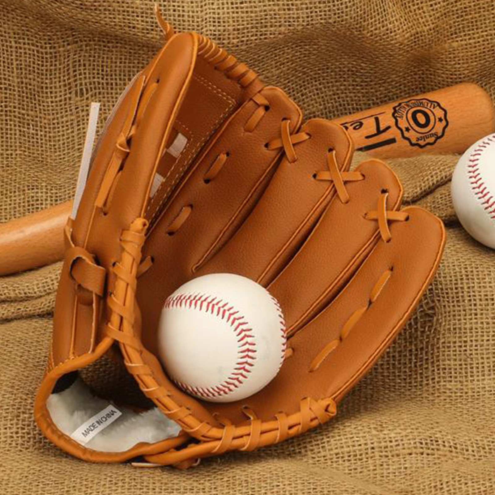 

Baseball Glove Right Hand Throwing Baseball Gloves | Baseball Catching And Pitching Training Tools For Baseball Beginner & Youth