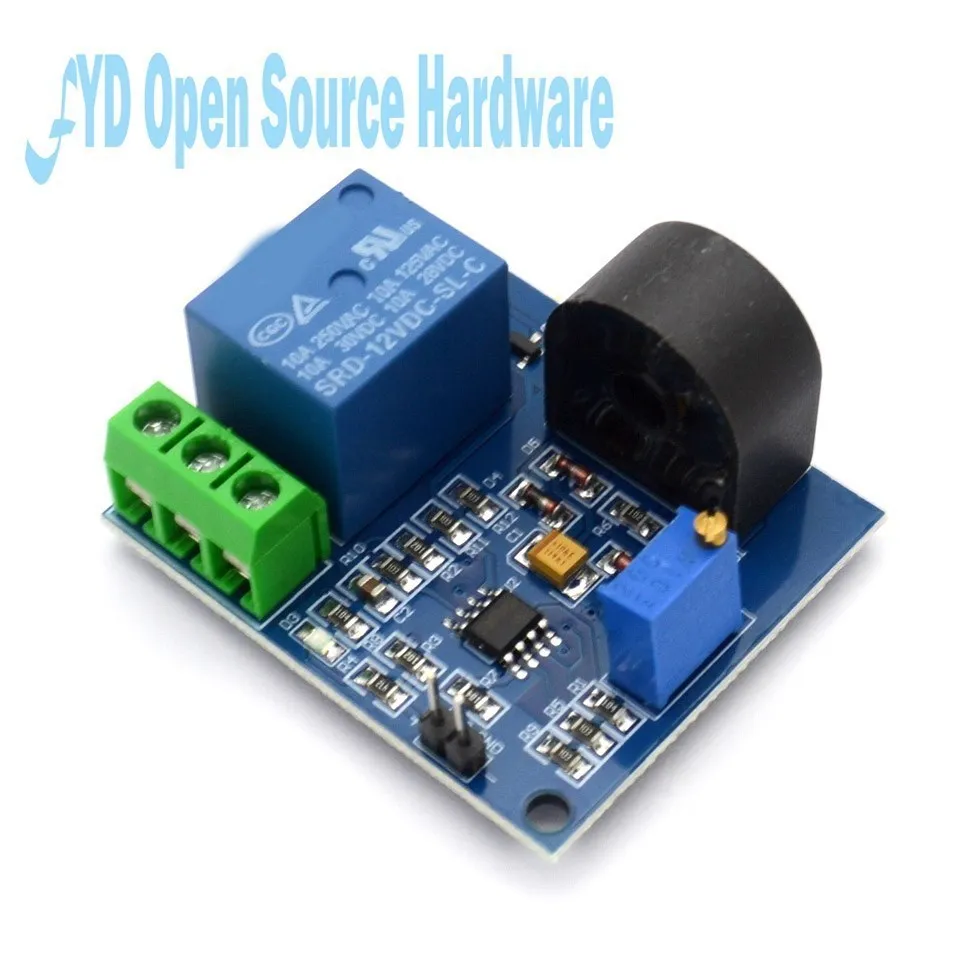 5A Overcurrent Protection Sensor Module AC Current Detection Sensor 12V Relay