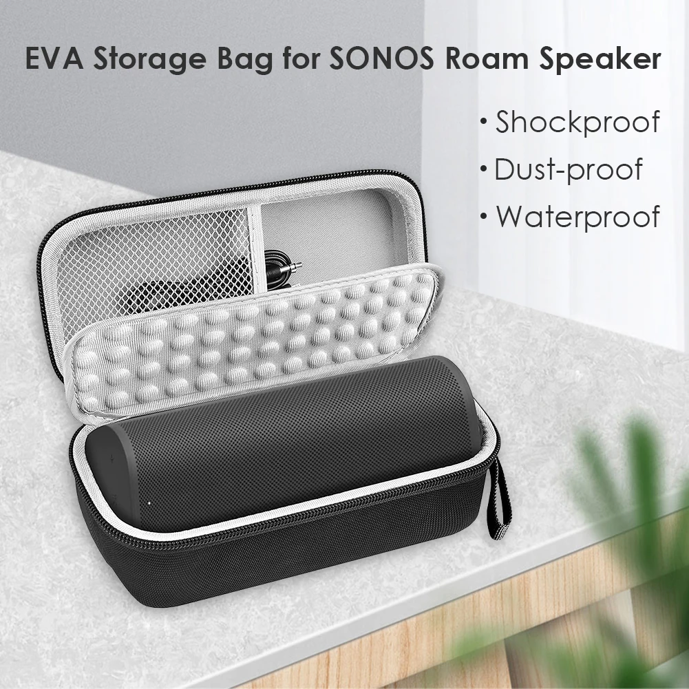 For Sonos Roam Travel Carrying Case Hardshell EVA Portable Storage Carry Case