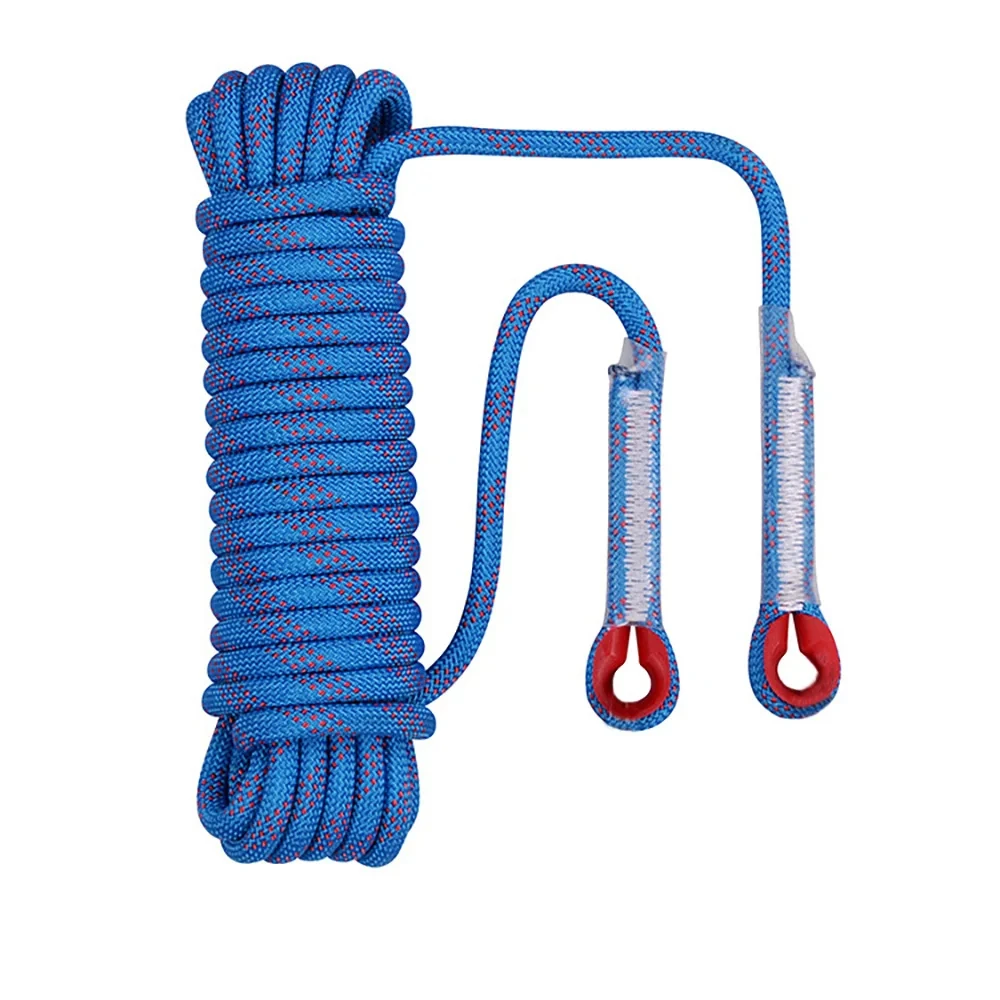 Verdickte 10mm Sicherheit Leben Seil Klettern Seil Statische Rock Bergsteigen Seil Outdoor Survival Feuer Flucht Auto Rettung – Detail 2