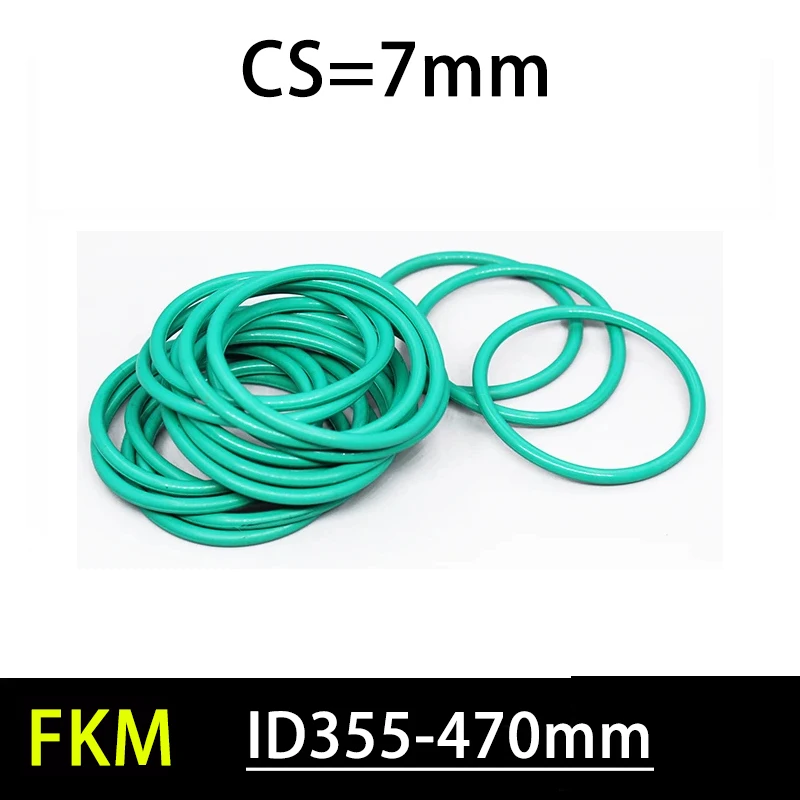 Комплект уплотнительных колец из фторкаучука FKM (ID355-470 мм*CS7 мм) Комплексные решения для уплотнения