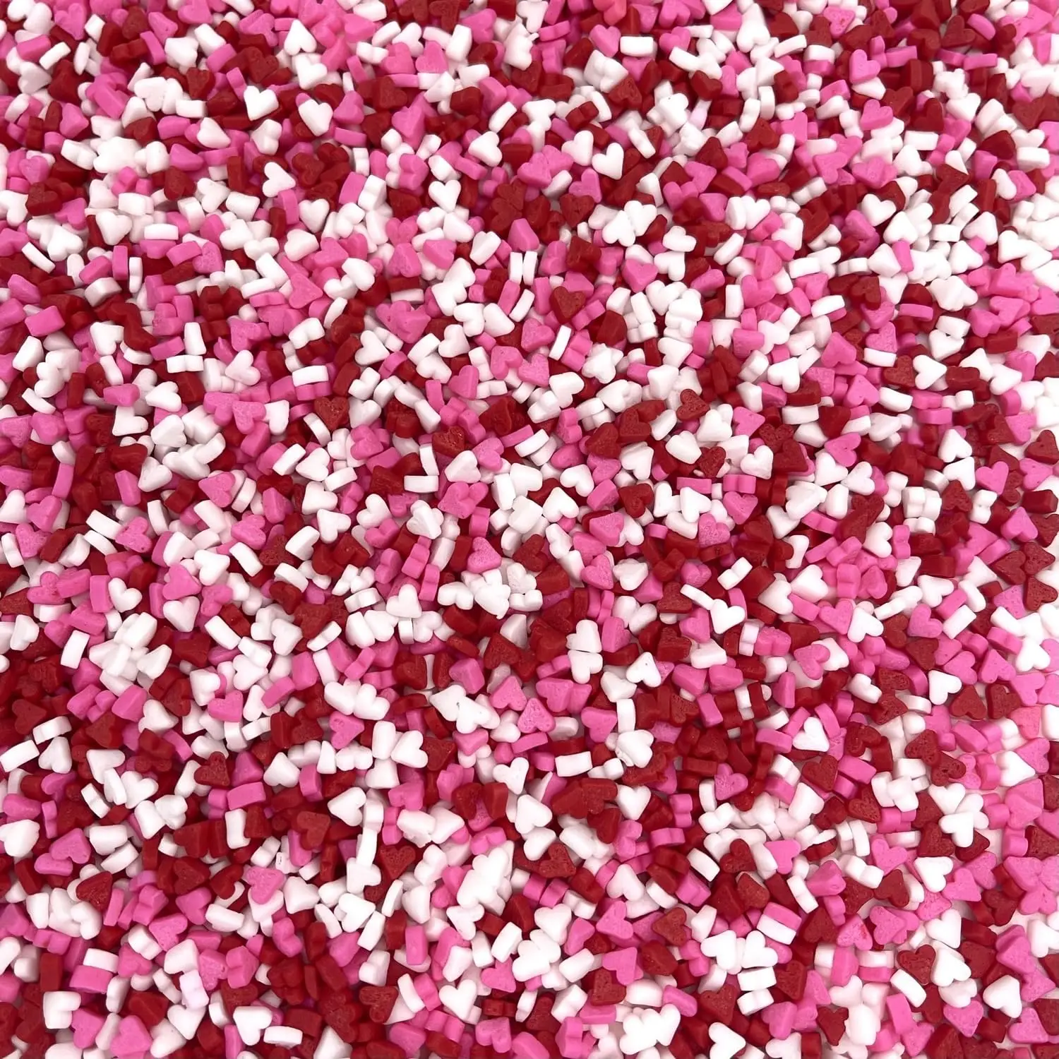 Valentine sprinkles | Pink and red sprinkles | Jimmies | Cookie sprinkles | Sprinkle mix for cake baking party supplies (4.16oz)