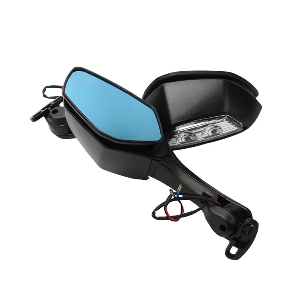 Motorcycle Rear View Mirrors For KAWASAKI Ninja400 Ninja 250 300 400 650 ZX6R 636 ZX10R Side Review Mirror With Signal Lamp